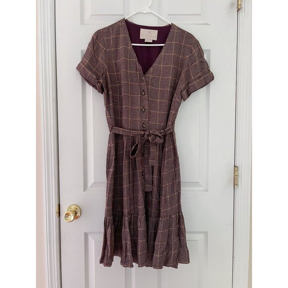 Gal Meets Glam Emerson Plaid Dress - Picture 2 of 4